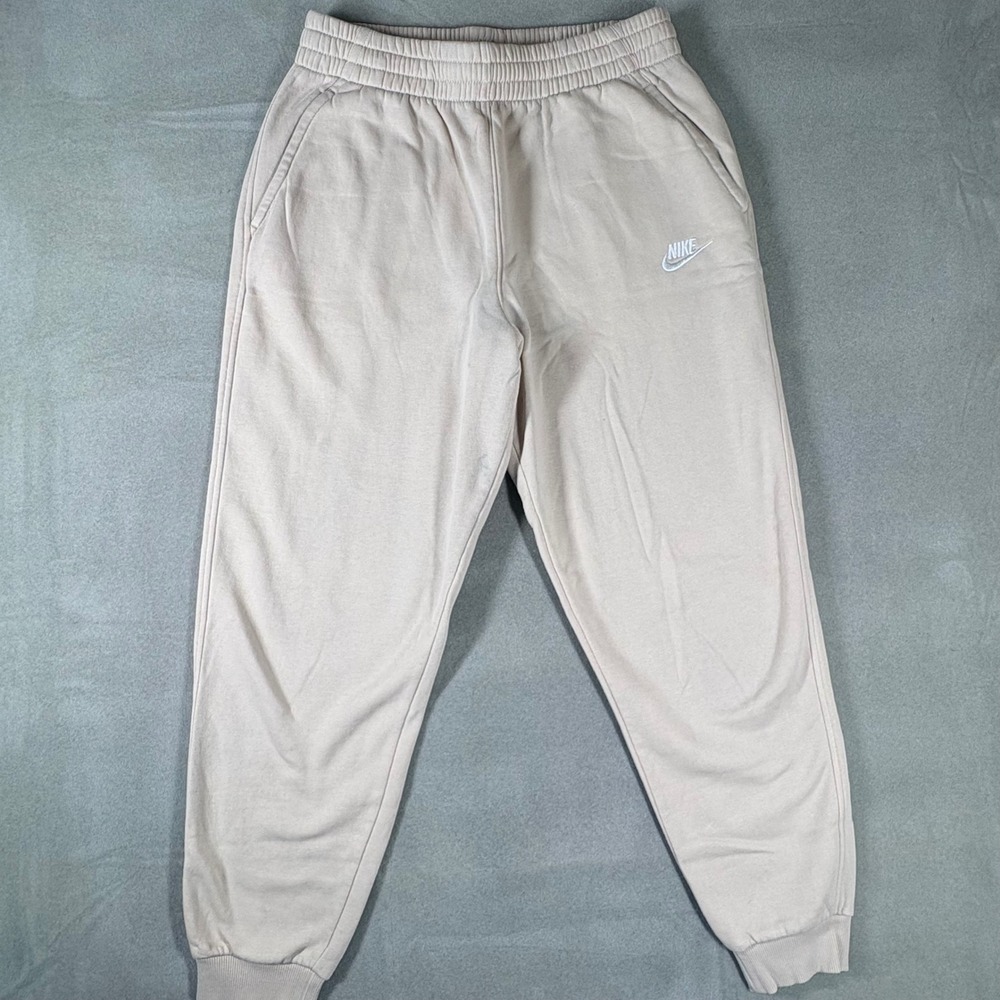 Nike Sportswear Club Fleece Joggers Tan Beige Kids XL Sweatpants